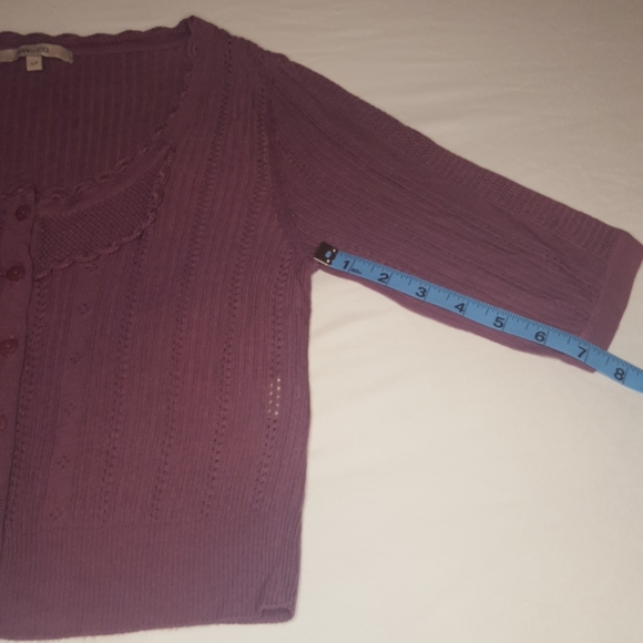 RW&CO. Purple Cardigan, Small - Picture 12 of 13